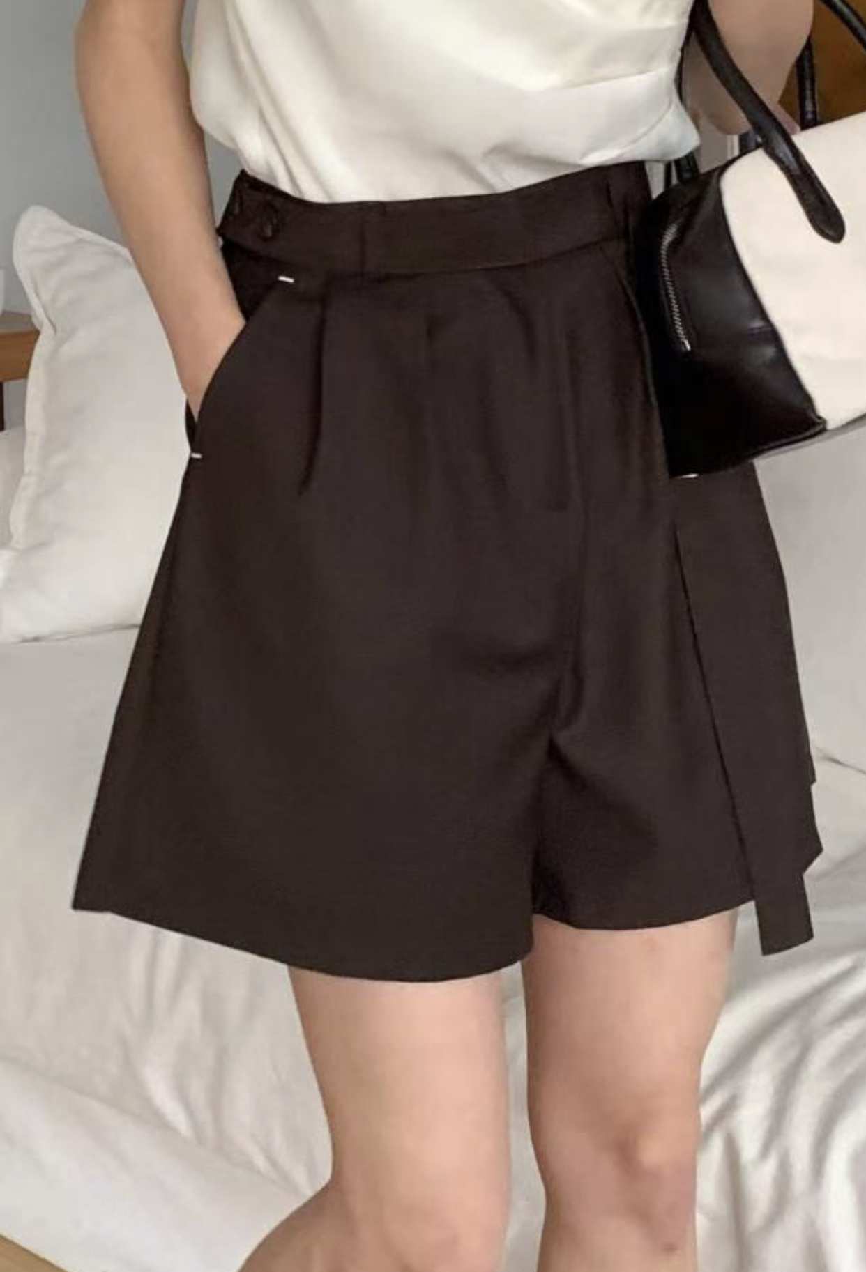 WITHMOON韓國直郵女士新品休閑職業時尚人氣真品推薦熱賣短褲WITHMOON短褲