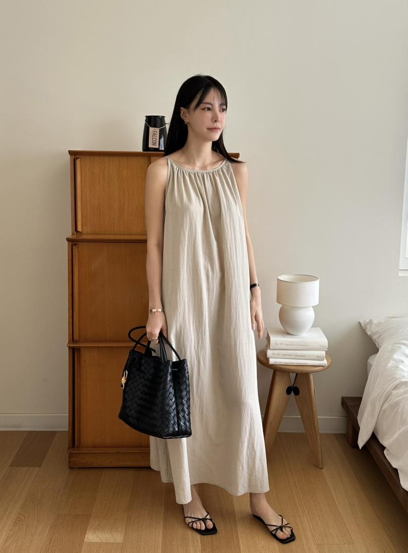 LE VASE直郵韓國代購㊣女裝新款推薦休閑人氣時尚25春夏連衣裙LE VASE連衣裙