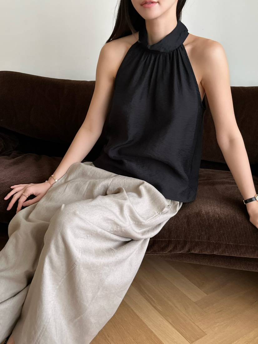 LE VASE韓國直郵㊣女裝新款25春夏人氣休閑時尚推薦吊帶背心LE VASE吊帶/背心