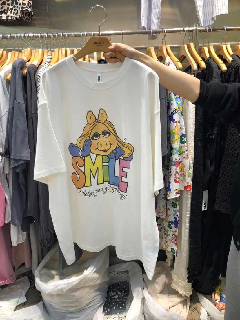 MENDL S韓國直郵㊣東大門實拍女裝新款25春夏時尚休閑熱賣T恤MENDL ST恤