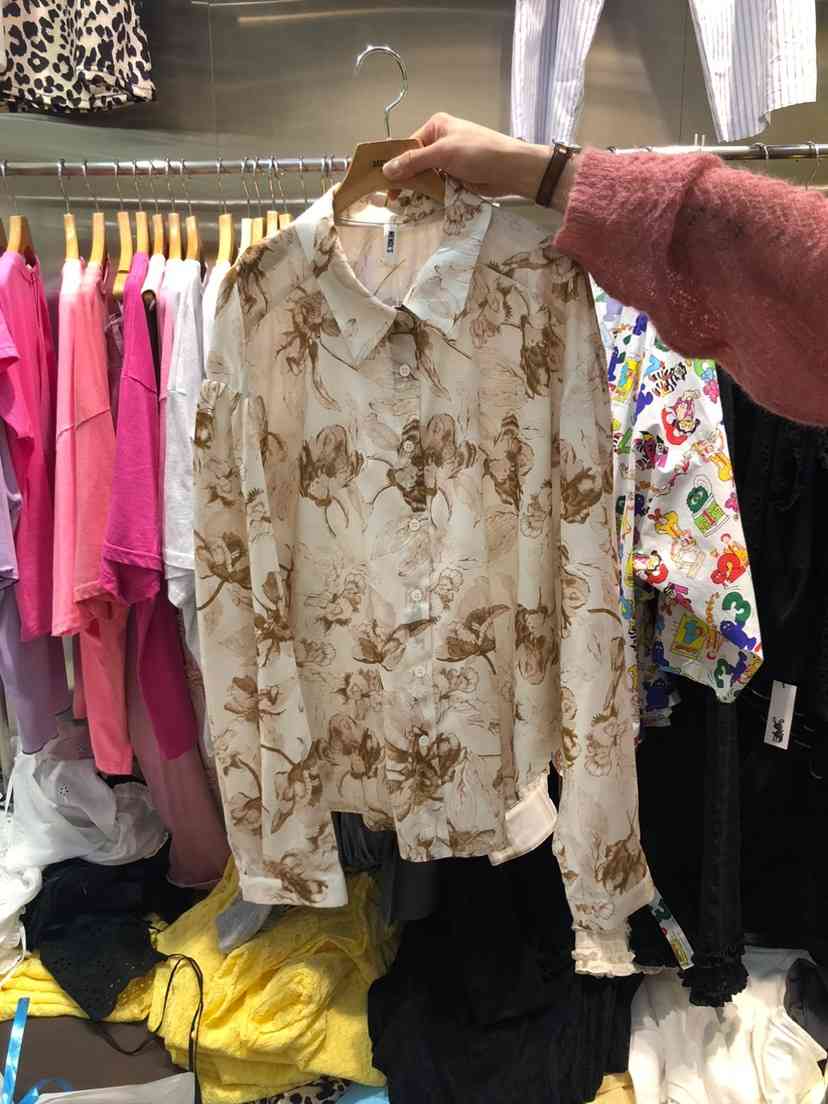 MENDL S韓國㊣直郵東大門代購女裝新款25春夏推薦襯衫蕾絲衫MENDL S襯衫/蕾絲衫