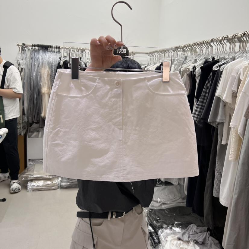 PADO直郵韓國代購㊣女裝新款推薦人氣時尚熱賣25春夏休閑短裙PADO短裙