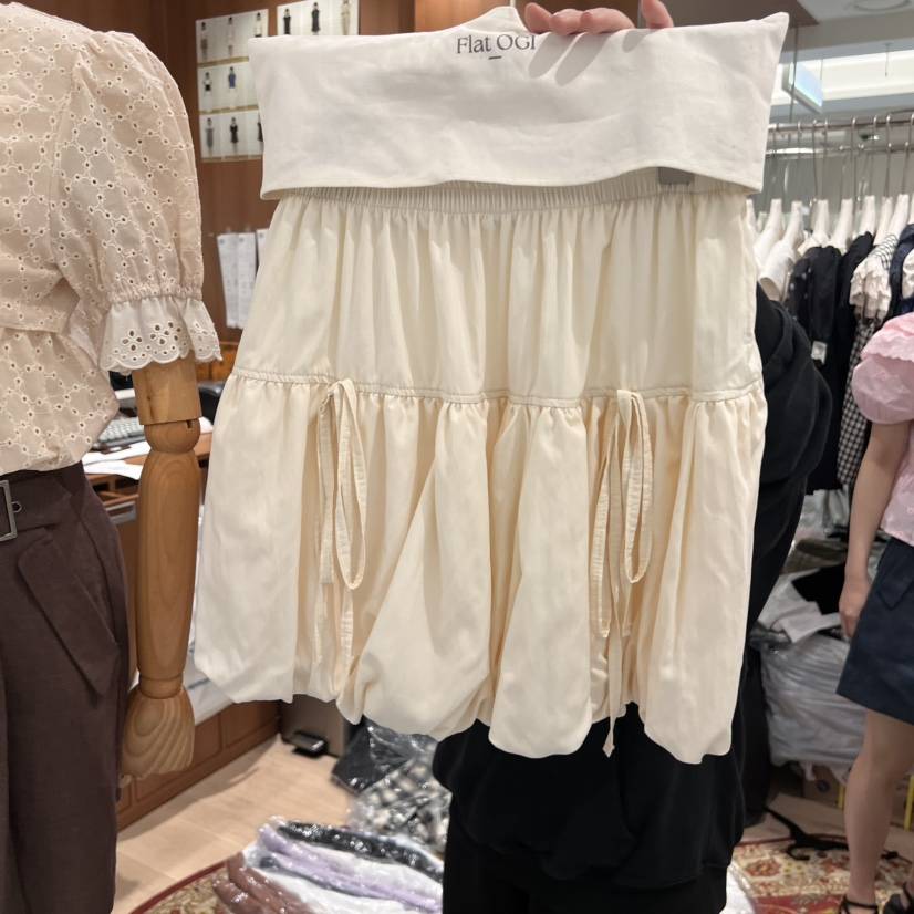 OGI直郵韓國代購㊣女裝新品熱賣25春夏推薦時尚人氣休閑短裙FLat OGI短裙