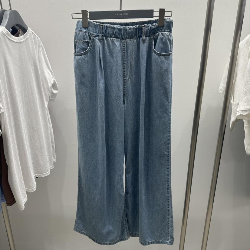 TARABY MOTION韓國直郵㊣東大門實拍女裝新品25春夏牛仔褲寬松牛仔TARABY MOTION牛仔褲