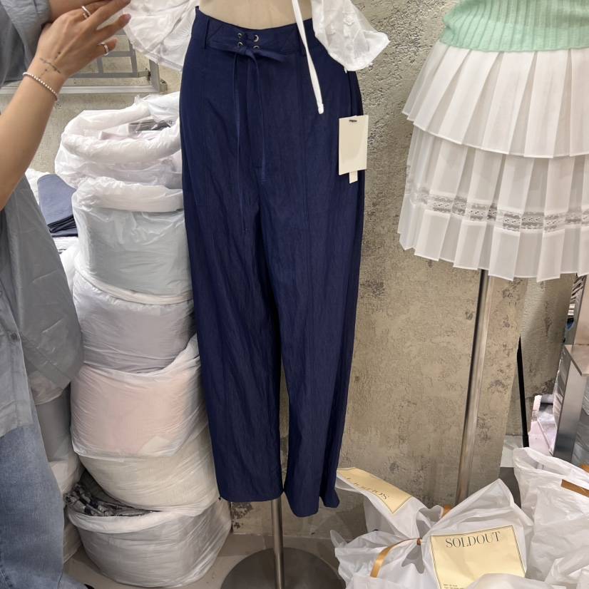 SOLD OUT直郵韓國代購㊣女裝新品時尚人氣熱賣休閑推薦休閑褲SOLD OUT休閑褲