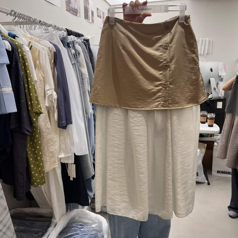 SOLD OUT韓國直郵㊣女裝新品時尚推薦25春夏人氣半身裙中短裙SOLD OUT半身裙/中短裙