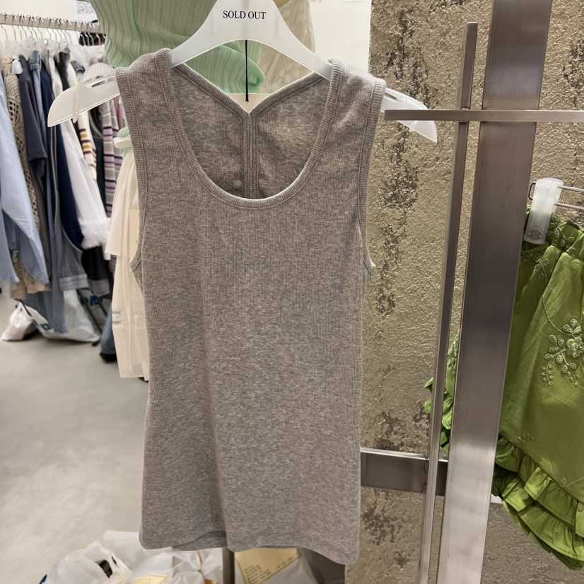 SOLD OUT韓國㊣直郵東大門代購女裝新款休閑熱賣25春夏吊帶背心SOLD OUT吊帶/背心