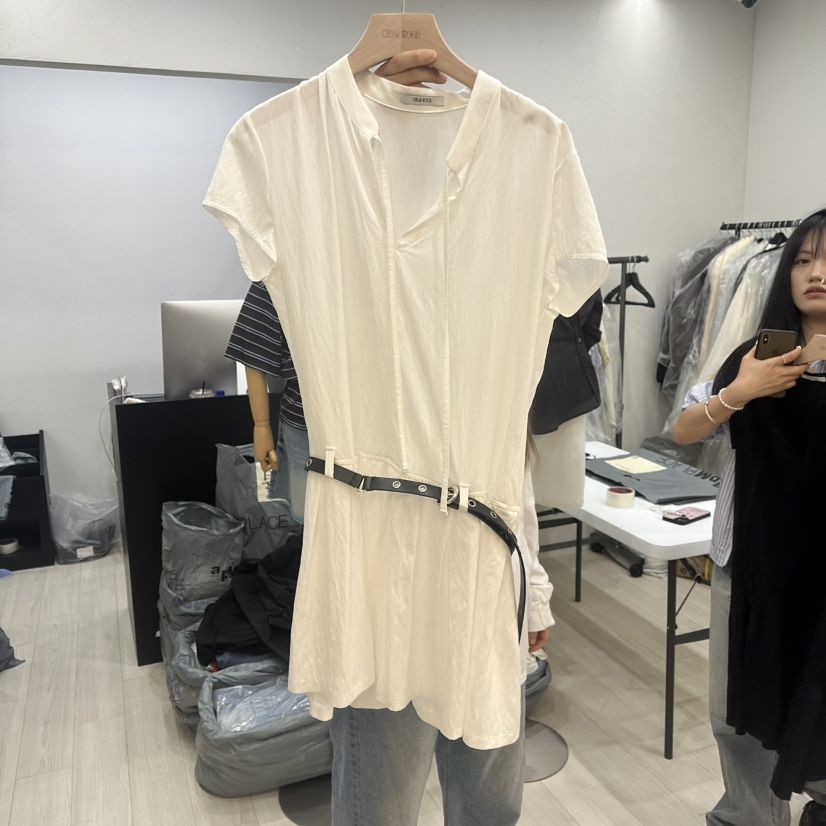 CEDARWOOD韓國直郵㊣東大門實拍女裝新品熱賣連衣裙不含腰帶CEDARWOOD連衣裙