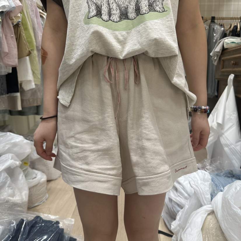 OURMOMENT直郵韓國代購㊣女裝新品時尚熱賣25春夏人氣休閑短褲OURMOMENT短褲