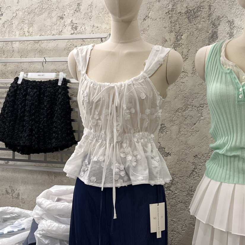 SOLD OUT韓國直郵㊣東大門實拍女裝新品推薦時尚熱賣吊帶背心SOLD OUT吊帶/背心
