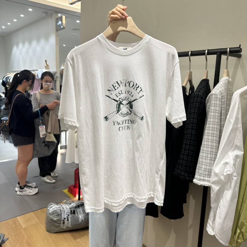 GILLI韓國直郵㊣東大門實拍女裝新款人氣熱賣時尚25春夏T恤GILLIT恤