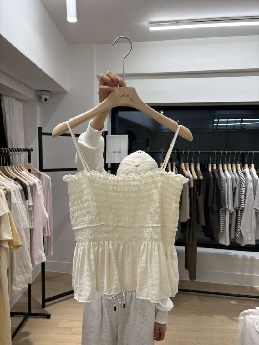 LANCH韓國直郵女裝新款25春夏時尚人氣熱賣推薦真品吊帶背心LANCH吊帶/背心