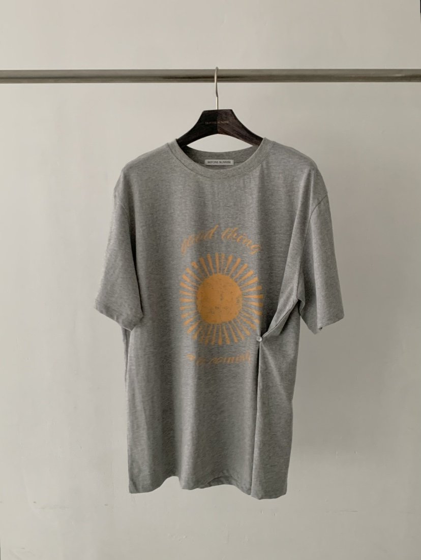 BEFORE SUNRISE韓國代購女裝新款熱賣職業25春夏休閑推薦T恤BEFORE SUNRISET恤