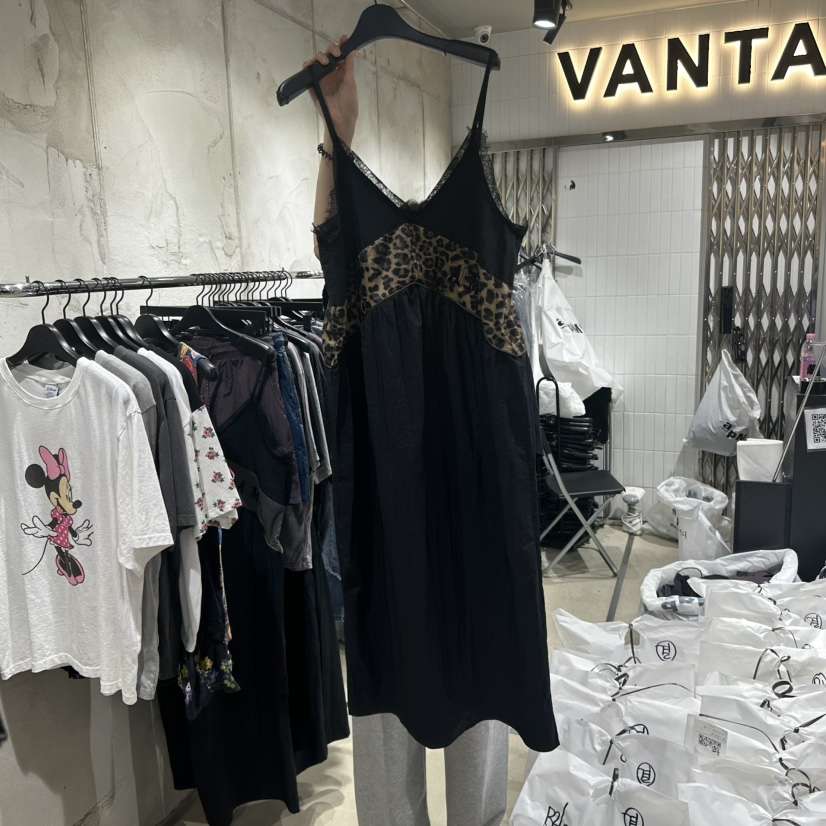 VANTA韓國直郵㊣女裝新品熱賣25春夏時尚休閑推薦人氣連衣裙VANTA連衣裙