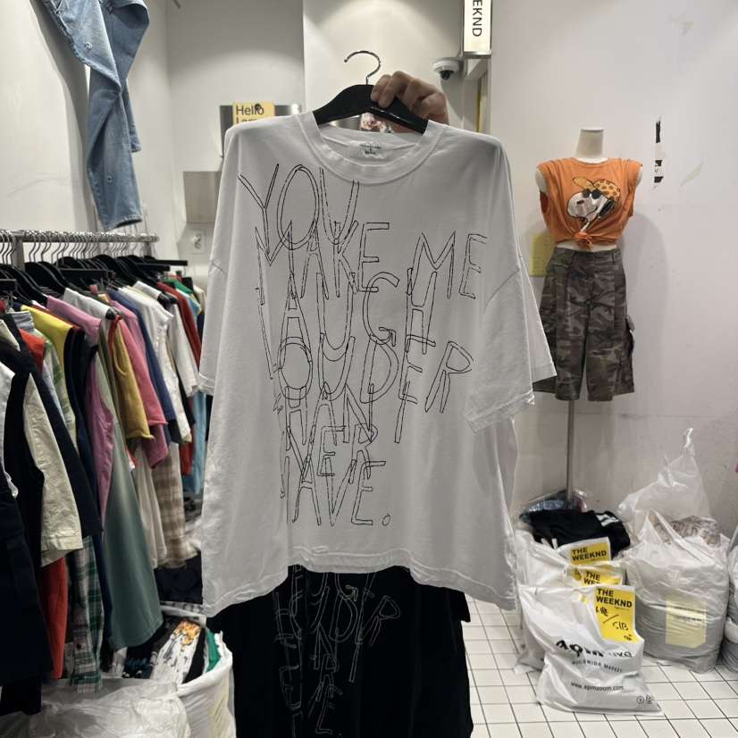 THE WEEKND韓國直郵㊣東大門實拍女裝新品推薦熱賣時尚T恤THE WEEKNDT恤