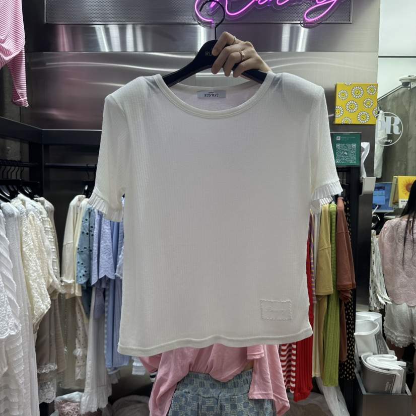 RUNWAY-런웨이韓國㊣直郵東大門代購女裝新品休閑熱賣時尚T恤RUNWAYT恤