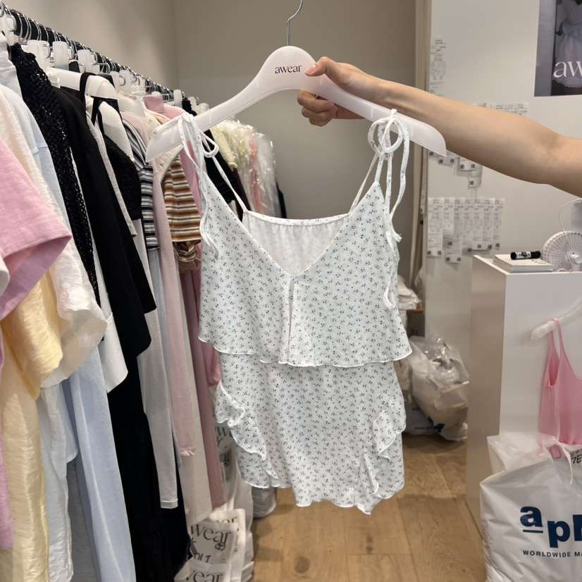 RUMIRU/AWEAR韓國㊣直郵東大門代購女裝新品休閑時尚吊帶背心awear/RUMIRU吊帶/背心