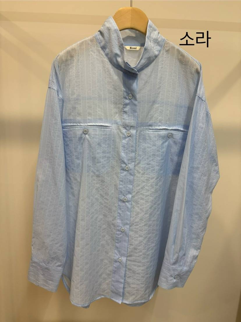 KONI直郵韓國代購㊣女裝新品推薦休閑熱賣25春夏襯衫蕾絲衫KONI襯衫/蕾絲衫