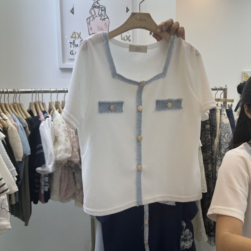 ABLESTUDIO東大門代購女裝新品人氣25春夏熱賣休閑職業針織衫ABLE STUDIO針織衫
