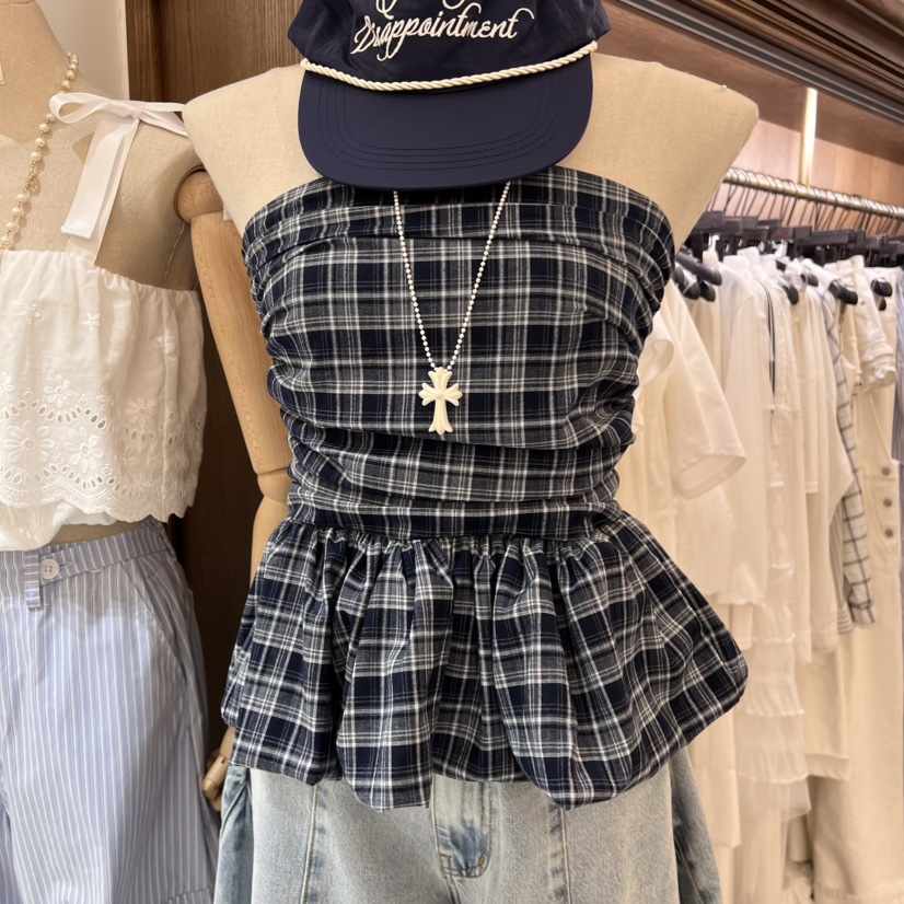 VIRKIN東大門直郵女裝新品熱賣時尚職業休閑25春夏吊帶背心VIRKIN吊帶/背心