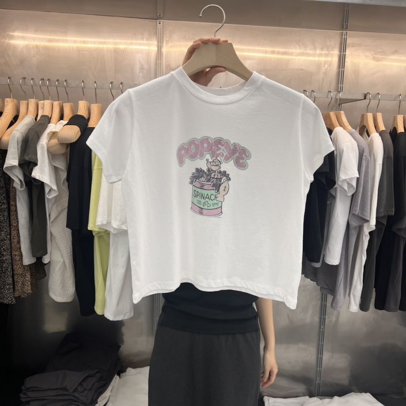 ESSENCE韓國直郵女士新款職業時尚熱賣推薦人氣T恤大力水手ESSENCET恤