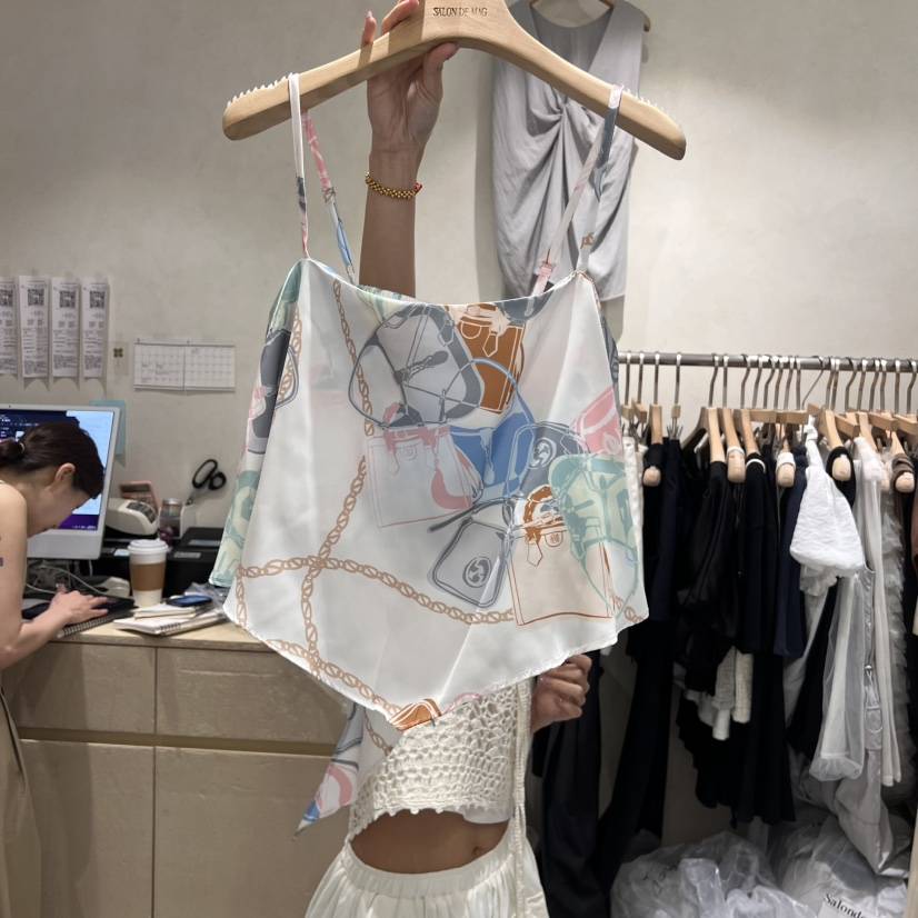 SALONDEMAG韓國代購女士新品時尚休閑真品推薦職業吊帶背心SALONDEMAG吊帶/背心
