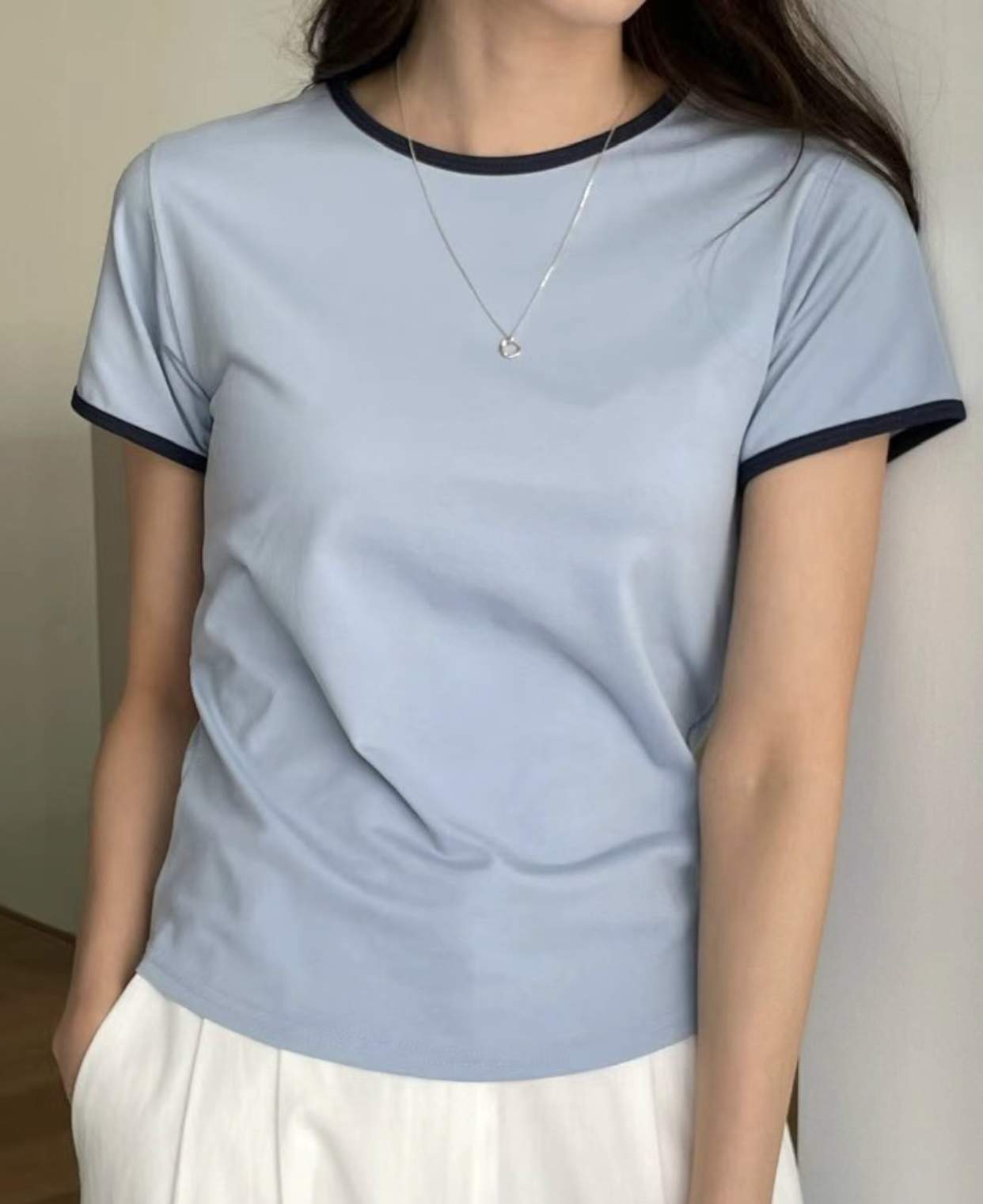 SOMETHINGELSE韓國直郵㊣東大門實拍女裝新款25春夏人氣T恤SOMETHINGELSET恤