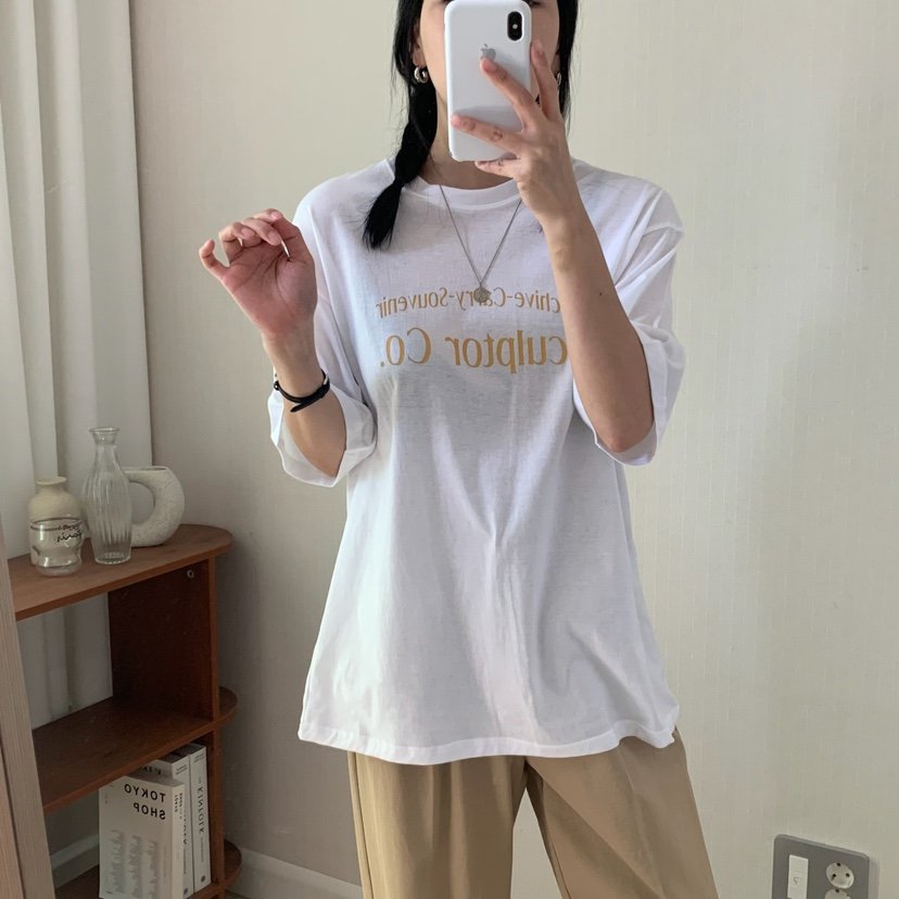HELLO JINI韓國直郵㊣女裝新品推薦25春夏時尚人氣休閑T恤HELLO JINIT恤