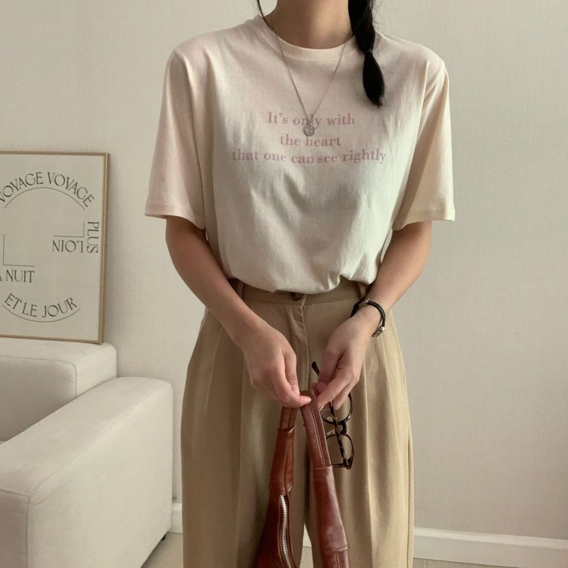 HELLO JINI直郵韓國代購㊣女裝新款25春夏推薦熱賣時尚T恤HELLO JINIT恤