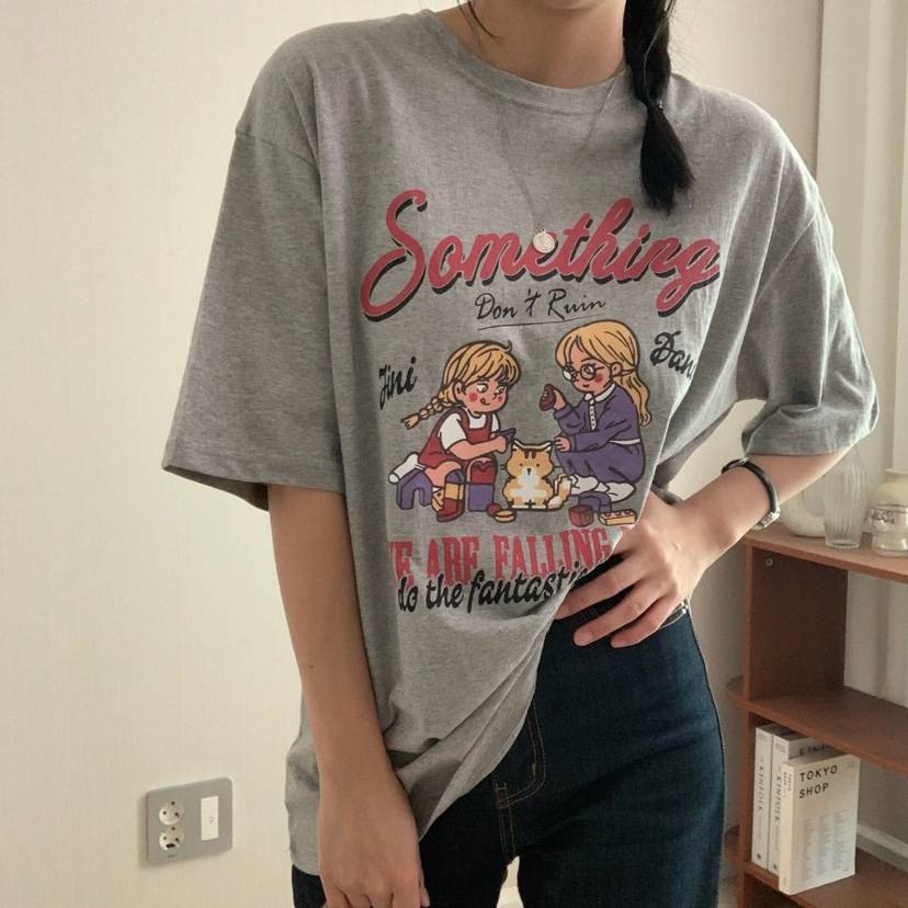 FROMJINI韓國㊣直郵東大門代購女裝新品推薦人氣休閑熱賣T恤FROMJINIT恤