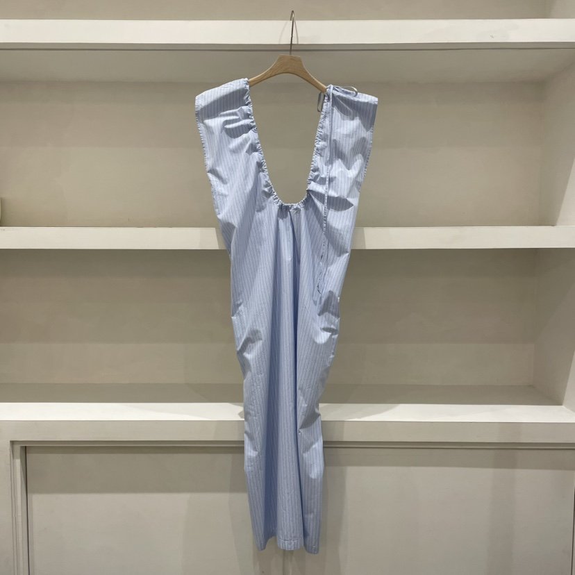 WATER韓國直郵㊣東大門實拍女裝新品時尚25春夏人氣連衣裙條紋WATER/RIVER連衣裙