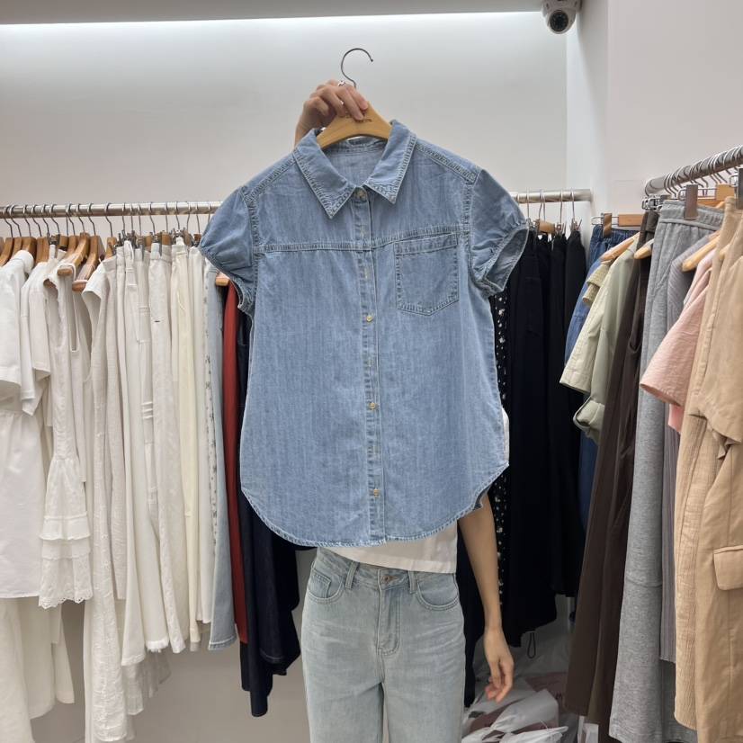 DRESS ROOM韓國直郵㊣女裝新品時尚人氣25春夏推薦襯衫蕾絲衫DRESS ROOM襯衫/蕾絲衫