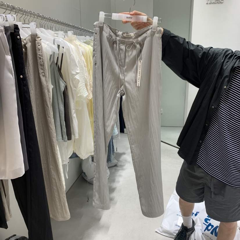 NUESE韓國直郵㊣女裝新品時尚熱賣人氣推薦休閑25春夏休閑褲NUESE休閑褲