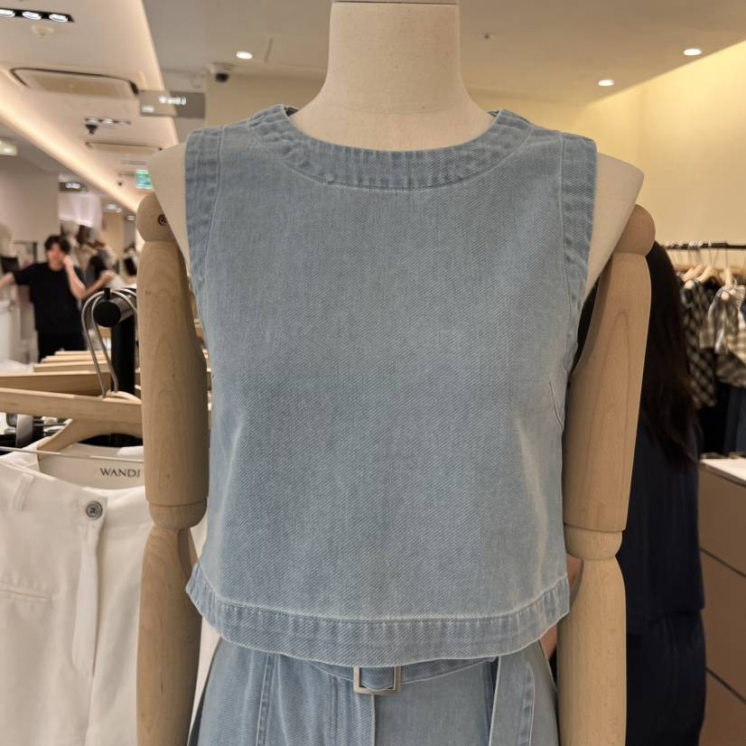 W AND J韓國直郵㊣女裝新品推薦時尚熱賣休閑人氣吊帶背心W AND J吊帶/背心