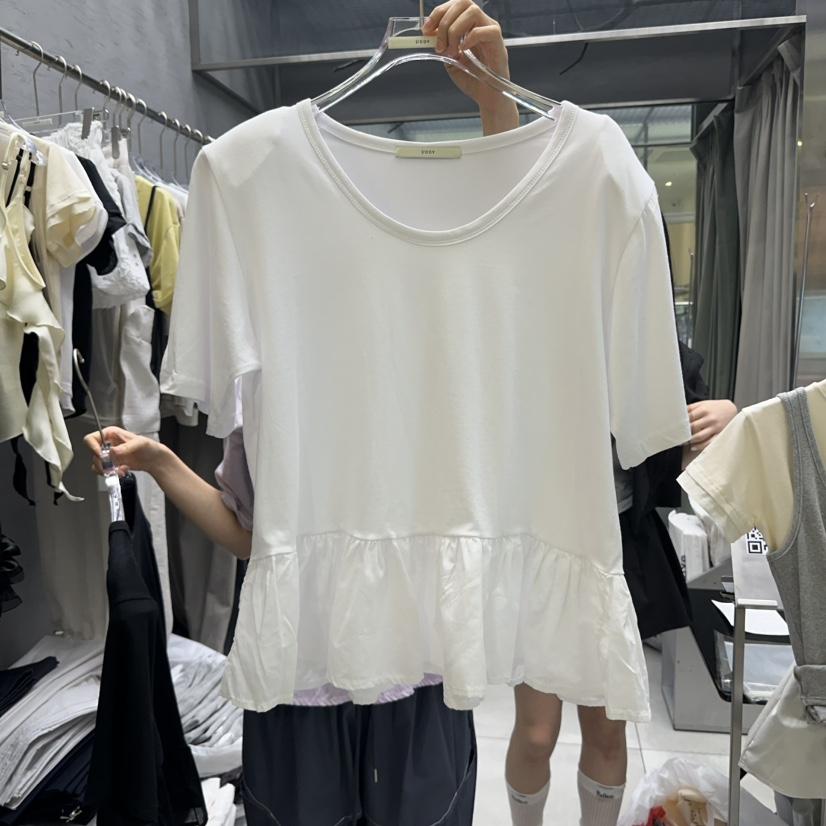 UOOV韓國㊣直郵東大門代購女裝新品時尚推薦25春夏熱賣人氣T恤UOOVT恤
