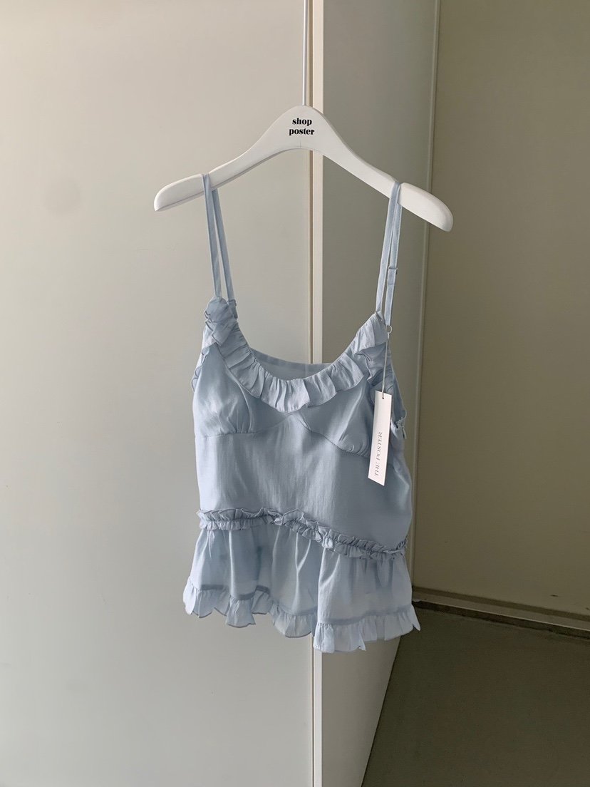 SHOP POSTER韓國直郵㊣東大門實拍女裝新款熱賣推薦吊帶背心SHOP_POSTER吊帶/背心