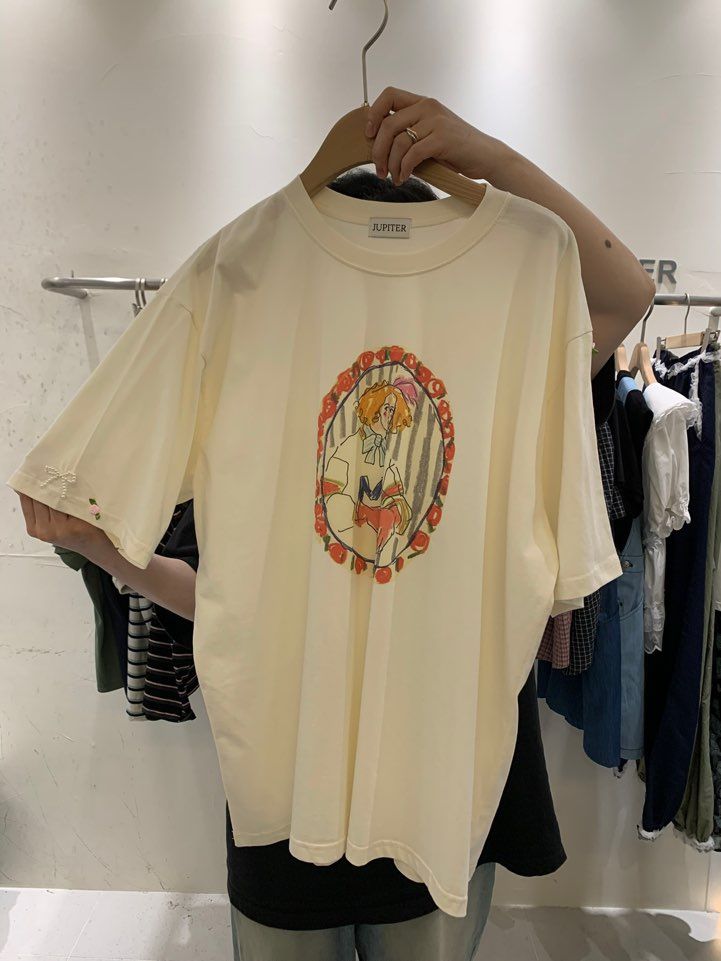 JUPITER直郵韓國代購㊣女裝新品25春夏熱賣人氣推薦時尚T恤JUPITERT恤