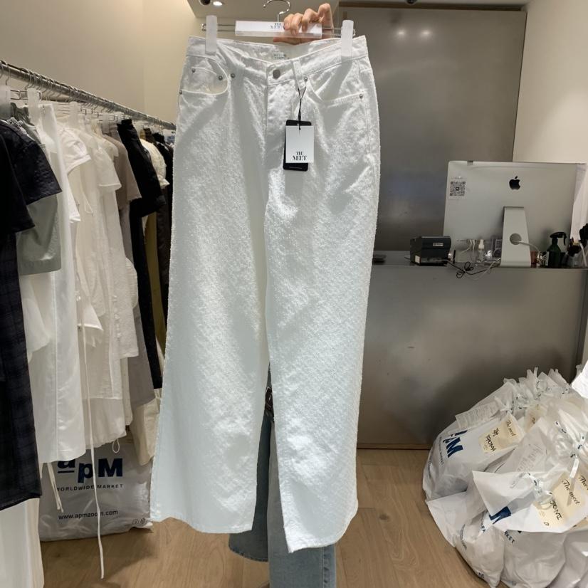 MEET ME韓國㊣直郵東大門代購女裝新品推薦時尚25春夏牛仔褲MEET ME牛仔褲