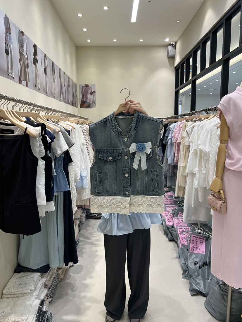MARIE MARIE韓國直郵㊣女裝新品25春夏時尚推薦馬甲不含配飾MARIE MARIE馬甲