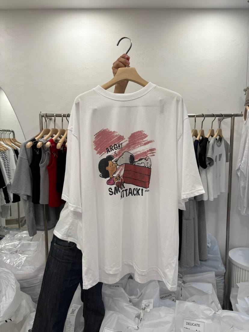 DELICATE直郵韓國代購㊣女裝新品休閑推薦人氣熱賣25春夏T恤DELICATET恤