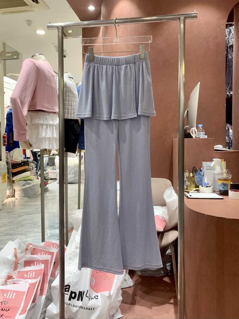 SLIT韓國直郵㊣東大門實拍女裝新品人氣推薦熱賣休閑時尚裙褲SLIT裙褲