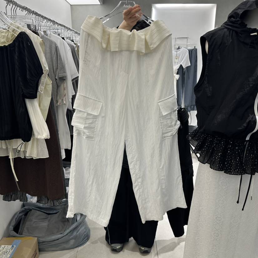 ANDE韓國直郵㊣女裝新品時尚25春夏推薦人氣休閑熱賣休閑褲ANDE休閑褲