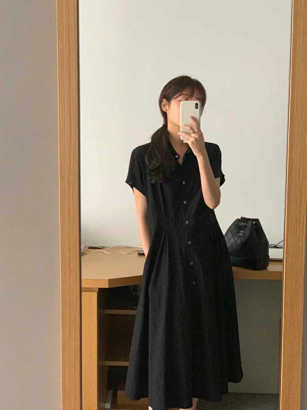 LITER韓國直郵女士新款休閑時尚人氣熱賣職業25春夏推薦連衣裙LITER連衣裙