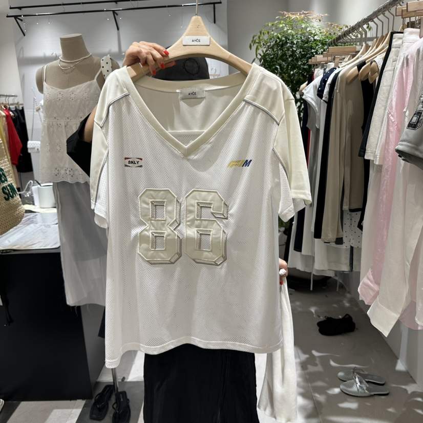 AYCE韓國代購女裝新款推薦職業真品熱賣休閑人氣25春夏時尚T恤101SHOWROOM/AYCET恤