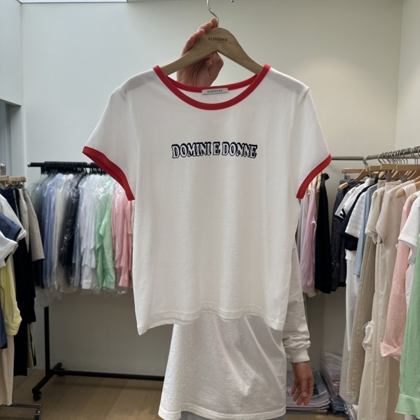 BLENDING-p東大門實拍女裝新款人氣時尚職業休閑25春夏T恤BLENDINGT恤