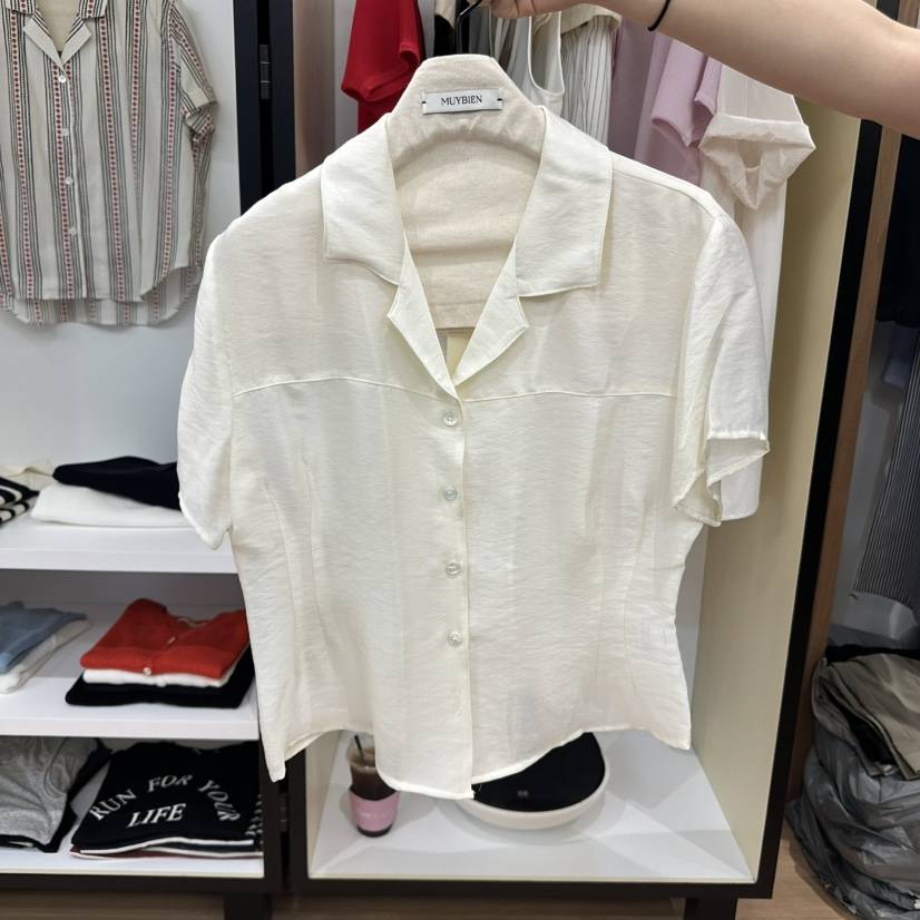 MUYBIEN東大門代購女士新款真品時尚熱賣推薦人氣襯衫蕾絲衫MUYBIEN襯衫/蕾絲衫