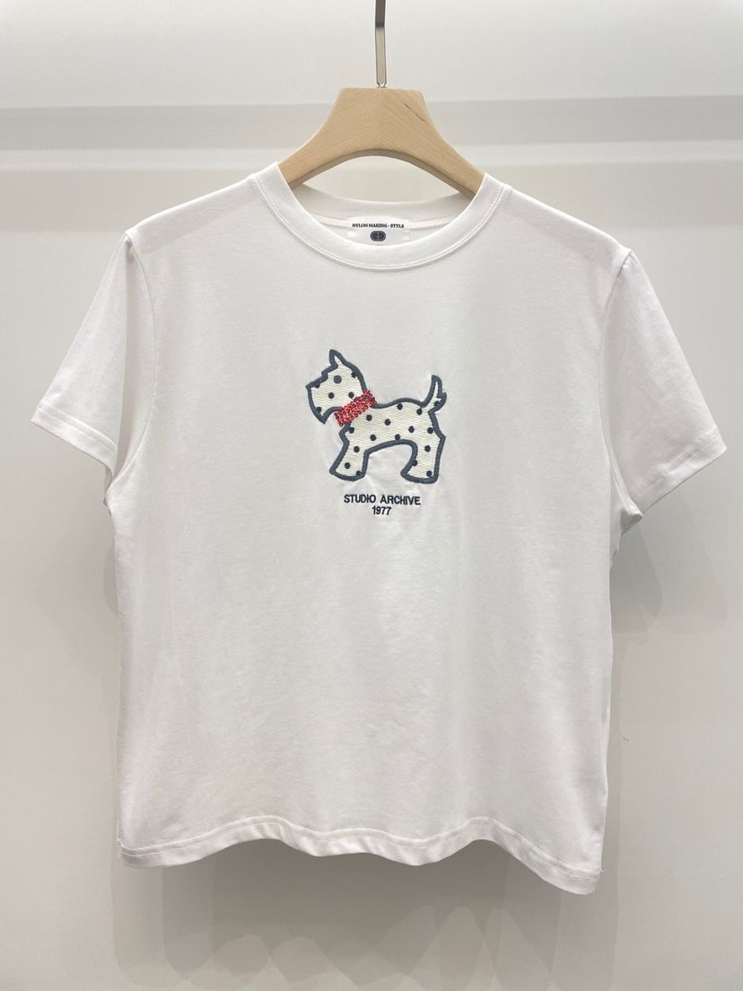 NYLON韓國直郵女士新品推薦熱賣人氣時尚休閑真品25春夏T恤NYLONT恤
