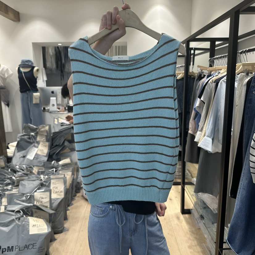 BRUNI/RICOTTA韓國代購女士新品25春夏人氣職業真品吊帶背心BRUNI/RICOTTA吊帶/背心