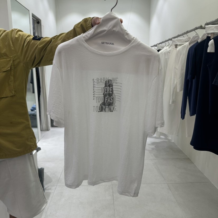 ARTISANAL東大門代購女士新品時尚職業推薦25春夏休閑T恤透明ARTISANALT恤