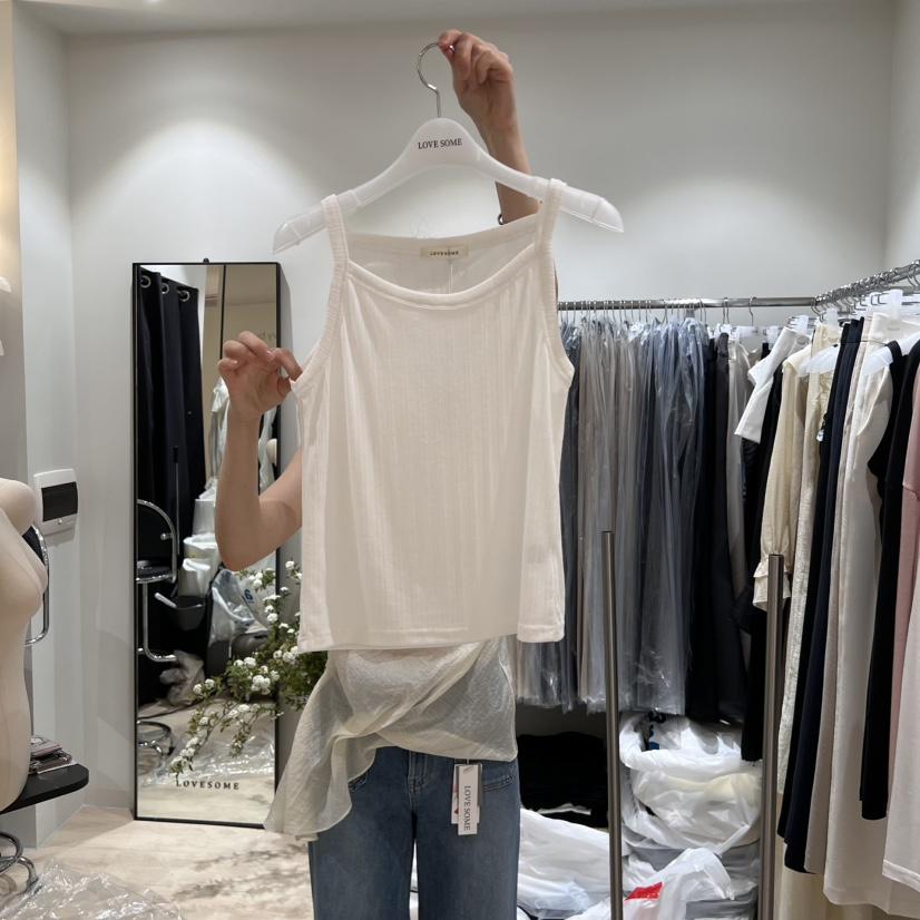 LOVE SOME東大門代購女裝新款真品休閑人氣熱賣時尚吊帶背心LOVE SOME吊帶/背心